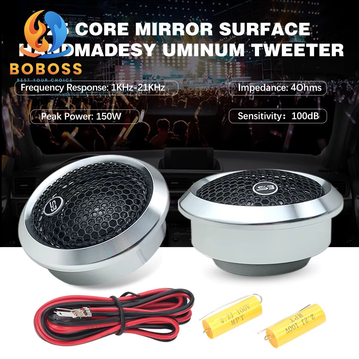 Surface-Mount Tweeter Kit